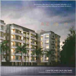 Elevation of real estate project Zainee Residency located at Sayajipura, Vadodara, Gujarat