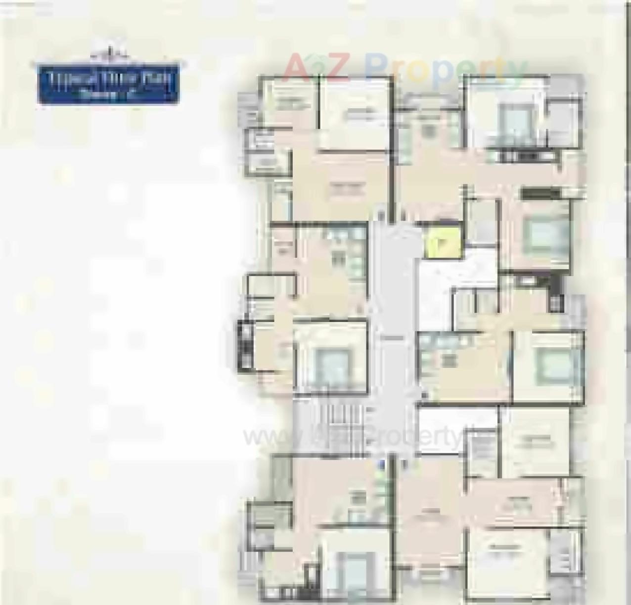 Layout of real estate project Zainee Residency located at Sayajipura, Vadodara, Gujarat