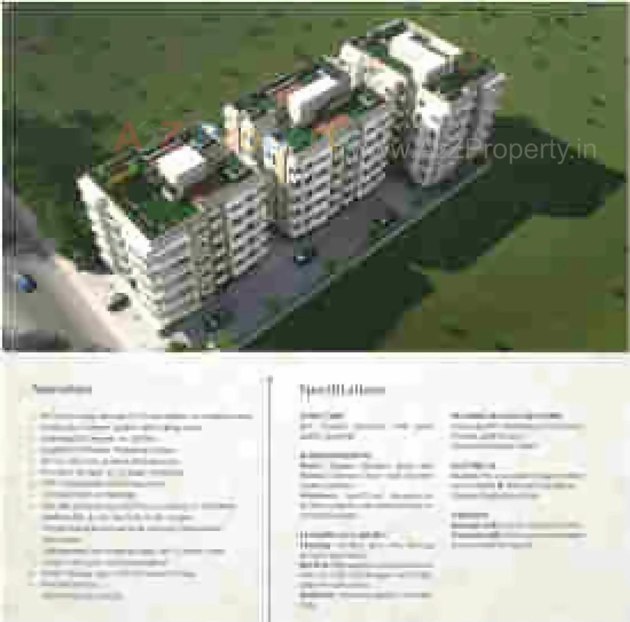 3D Elevation of real estate project Zainee Residency located at Sayajipura, Vadodara, Gujarat