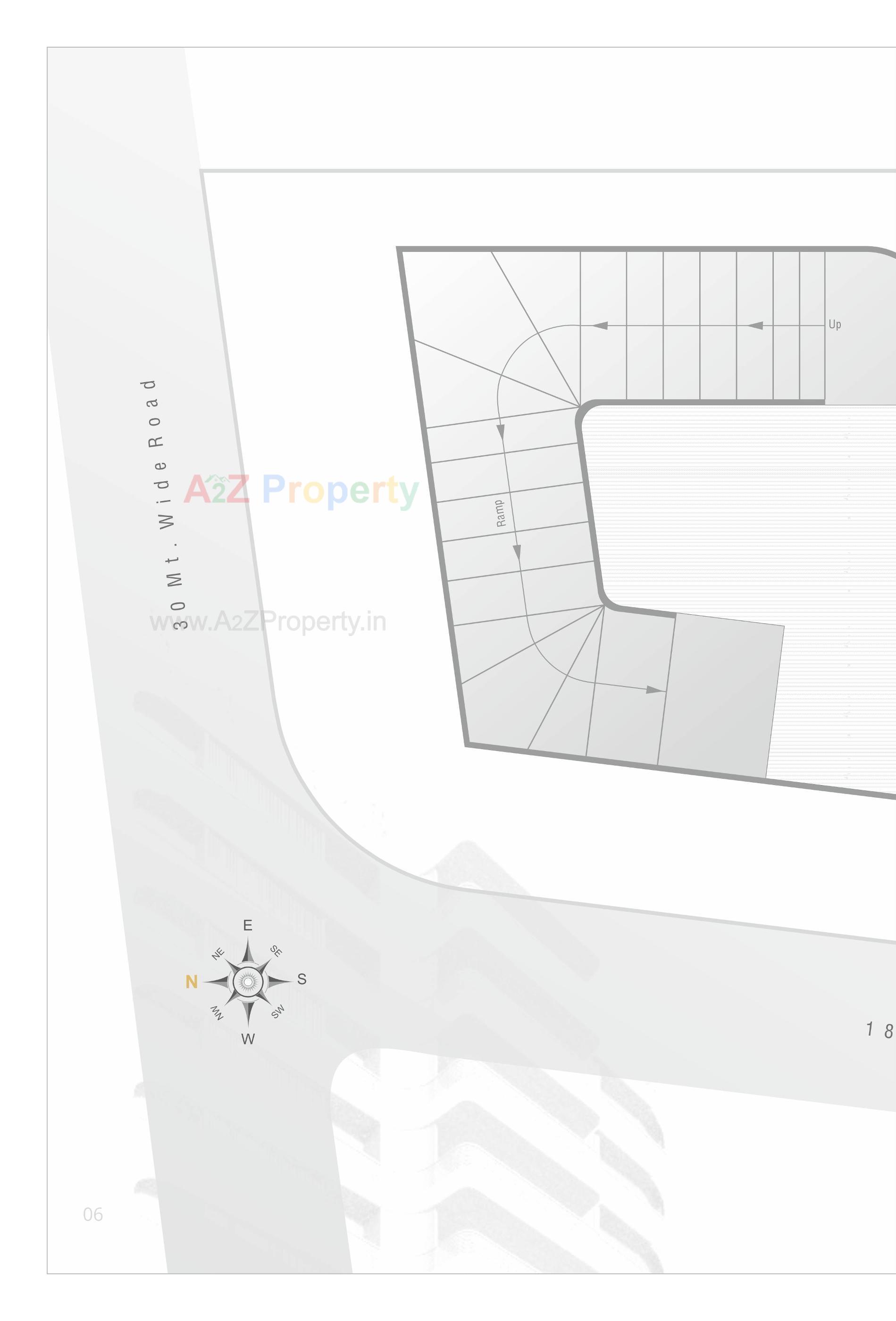 Layout of real estate project Zillion Fourteen located at Chhani, Vadodara, Gujarat