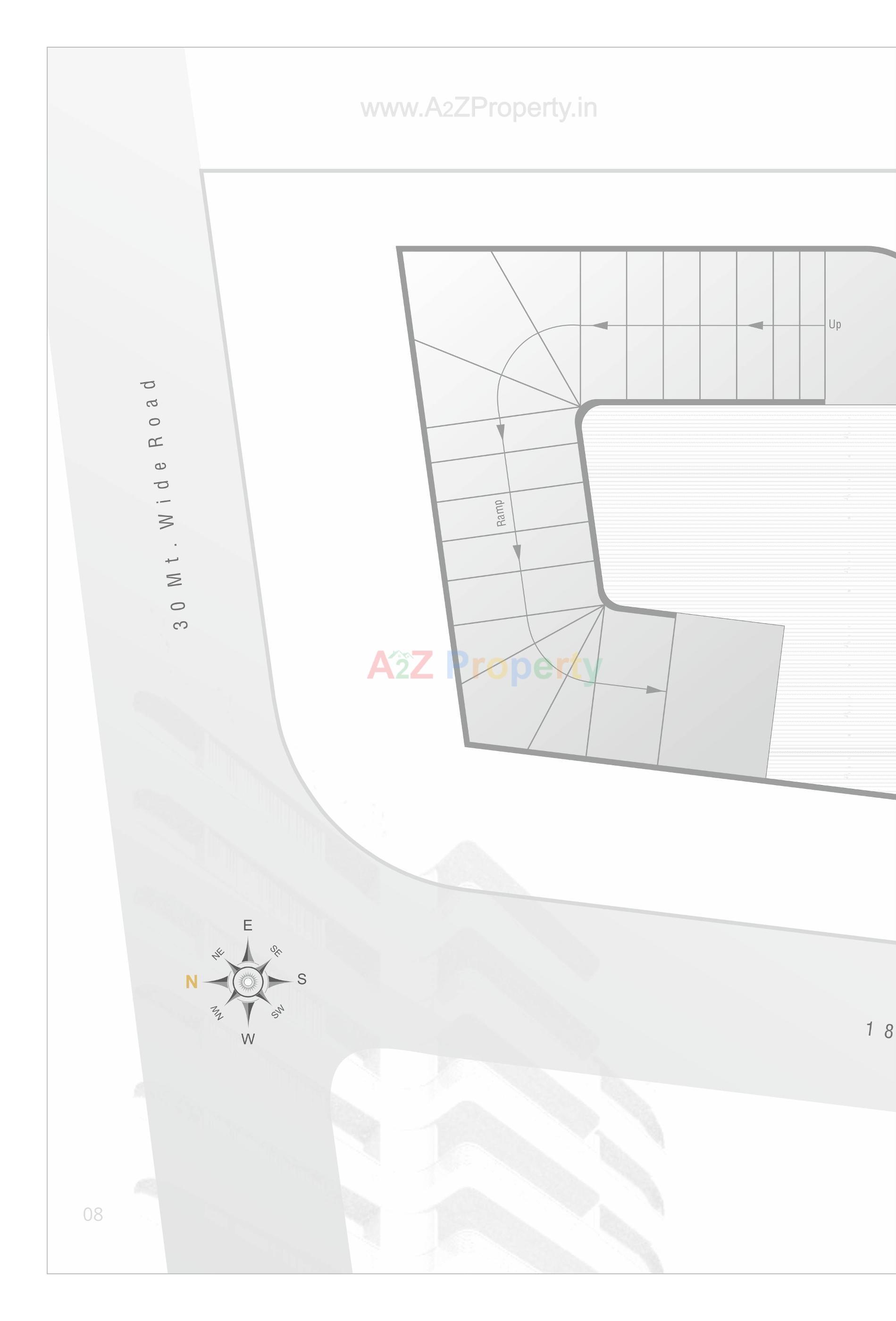 Layout of real estate project Zillion Fourteen located at Chhani, Vadodara, Gujarat