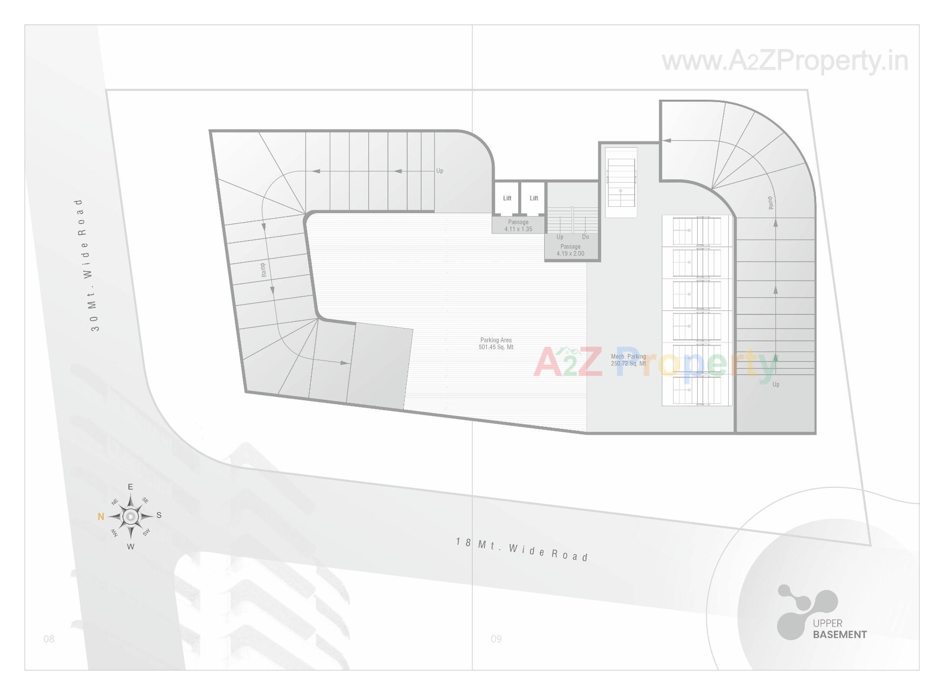 Layout of real estate project Zillion Fourteen located at Chhani, Vadodara, Gujarat