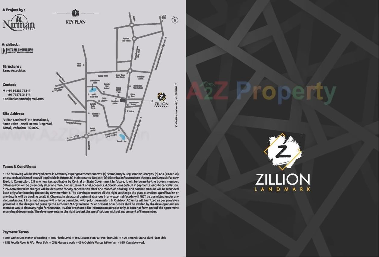  of real estate project Zillion Landmark located at Tarsali, Vadodara, Gujarat