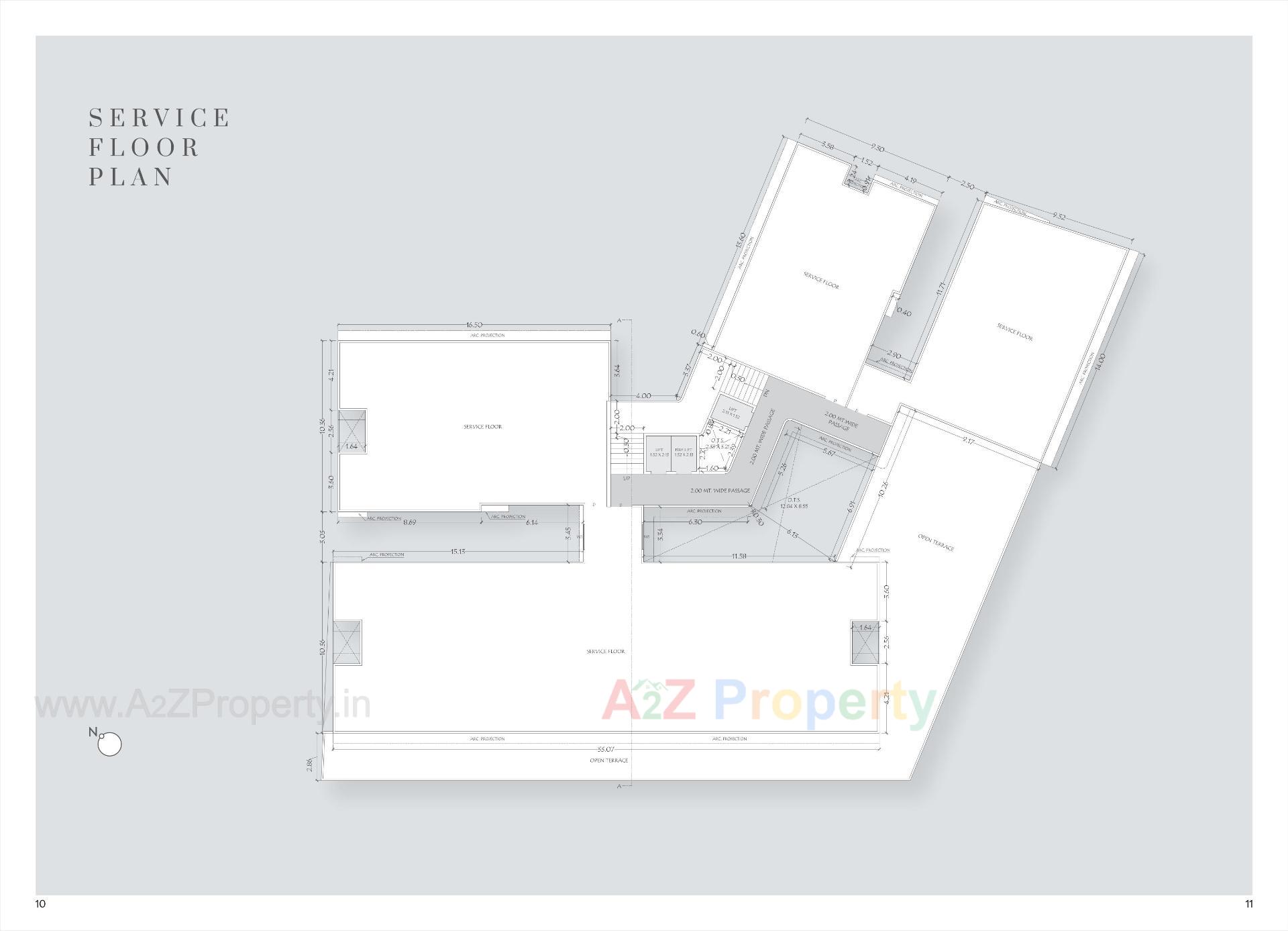 Layout of real estate project Zillion Sentosa located at Sama-dumad-vemali, Vadodara, Gujarat