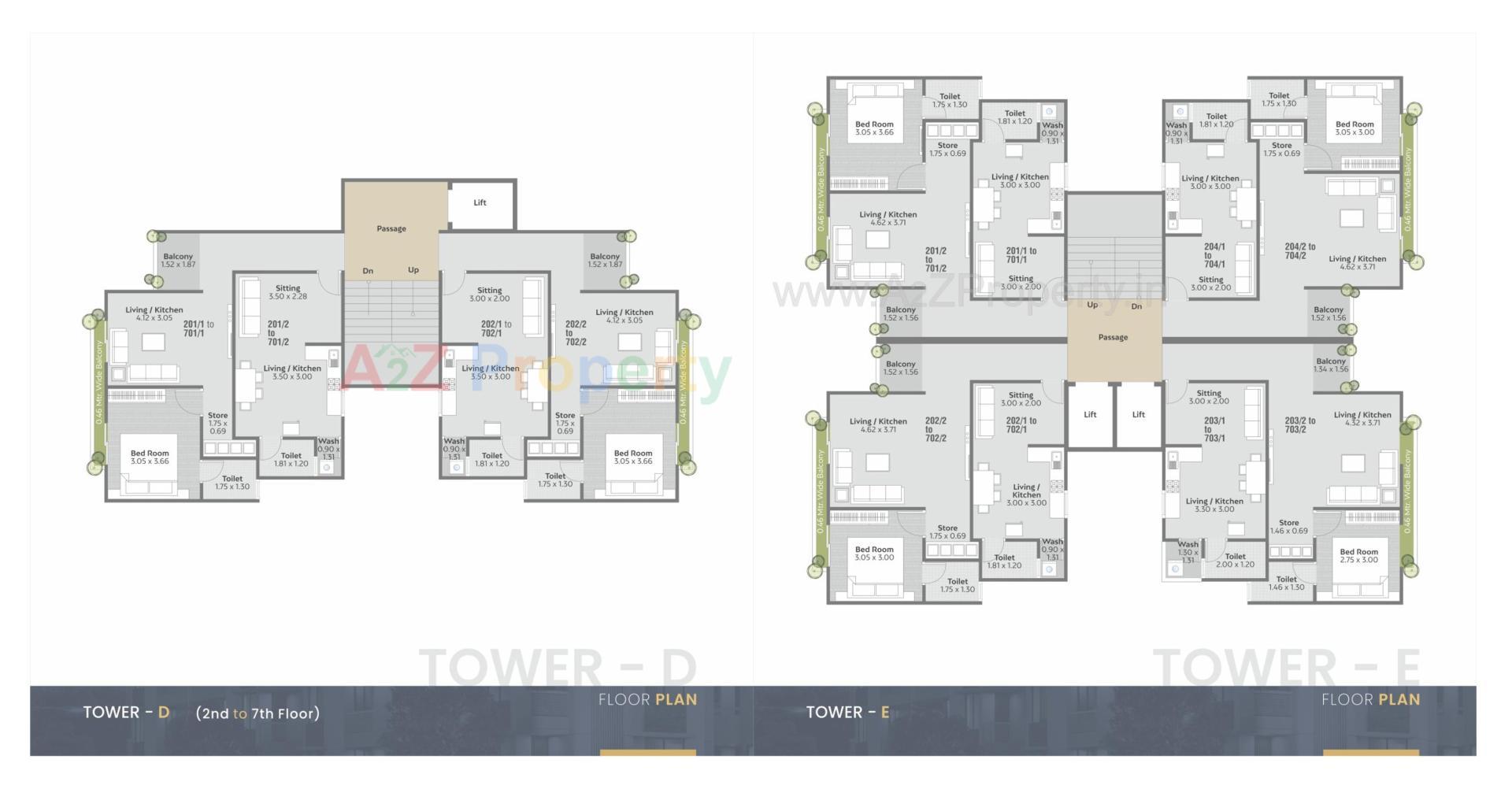 Layout of real estate project Zillion The Splendid located at Bapod, Vadodara, Gujarat