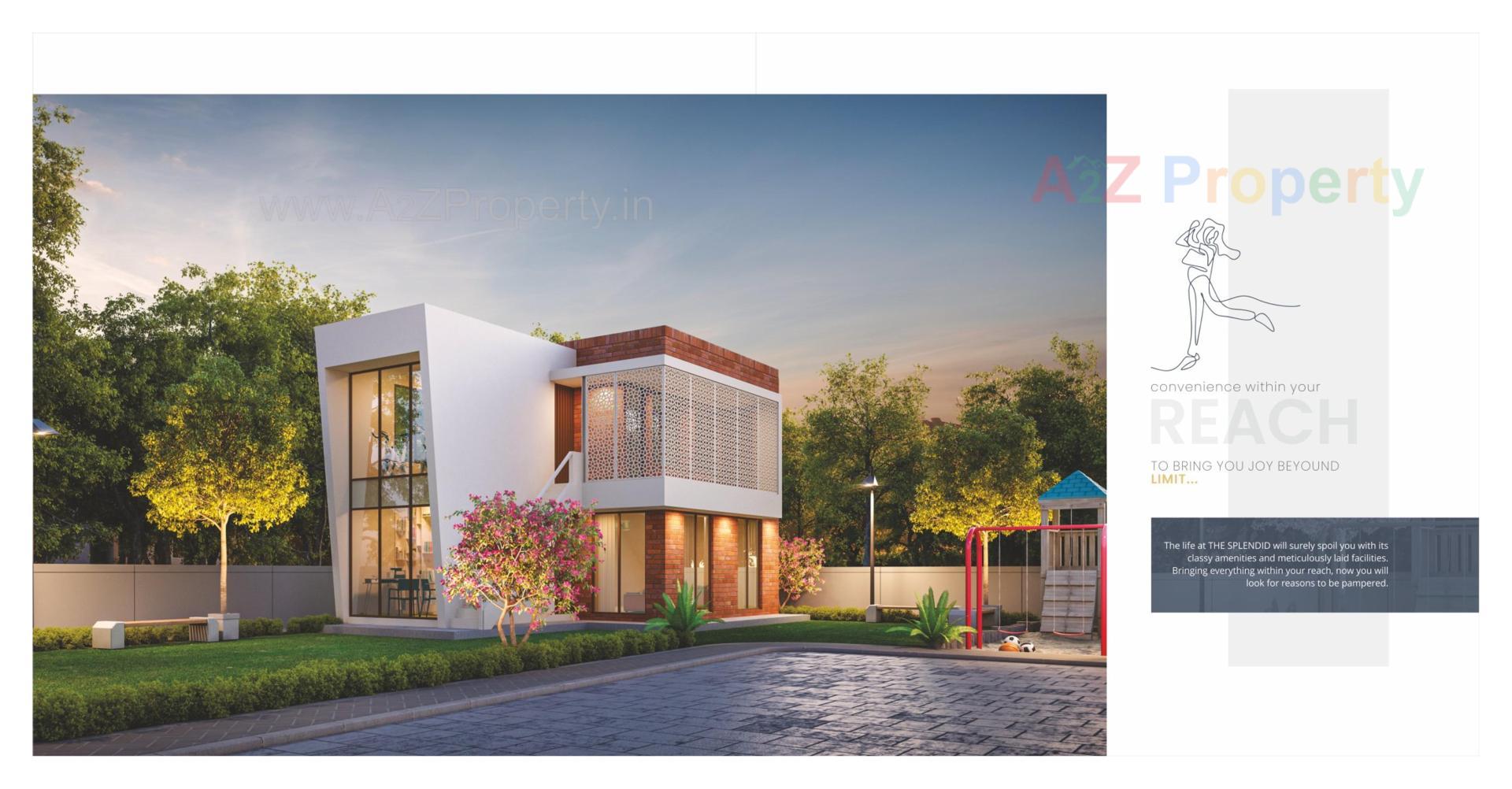3D Elevation of real estate project Zillion The Splendid located at Bapod, Vadodara, Gujarat