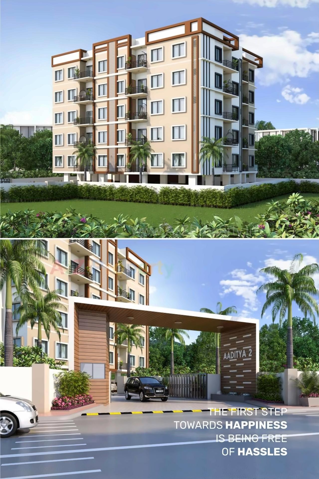 3D Elevation of real estate project Aaditya Avenue located at Valsad, Valsad, Gujarat