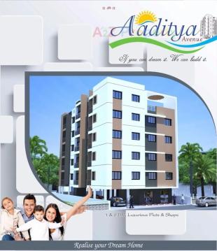 Elevation of real estate project Aaditya Avenue located at Chala, Valsad, Gujarat