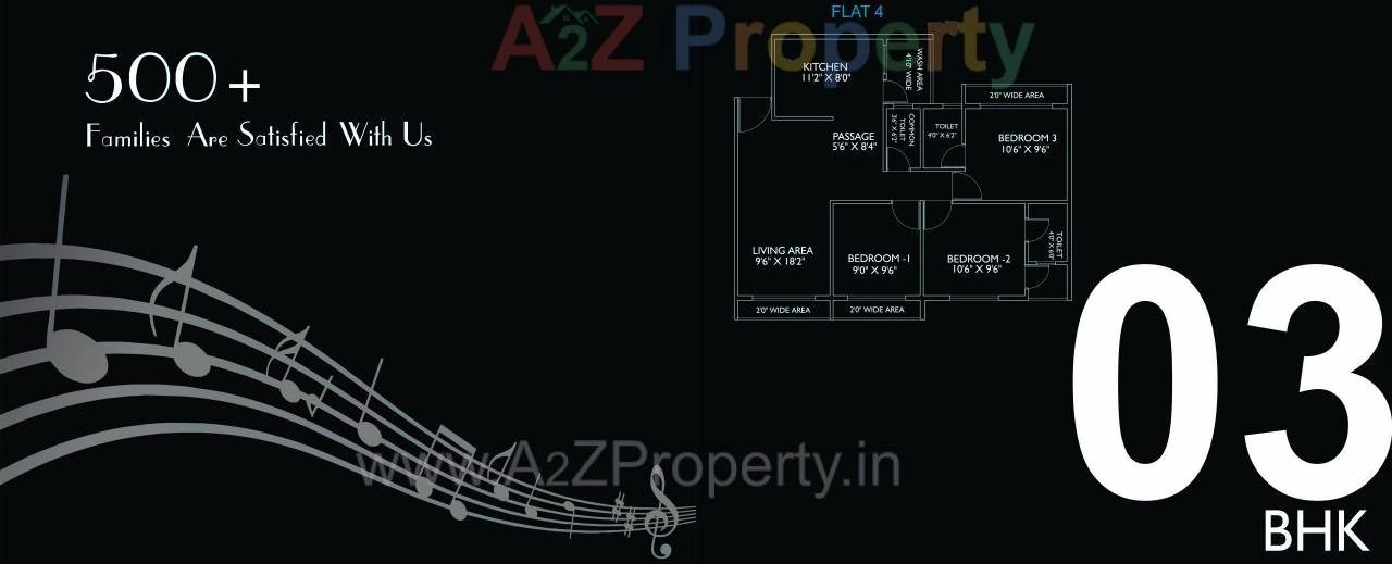Layout of real estate project Aalap Heights located at Valsad, Valsad, Gujarat