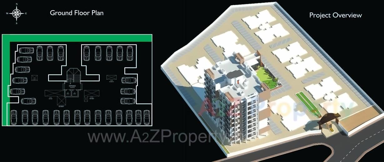 Layout of real estate project Aalap Heights located at Valsad, Valsad, Gujarat