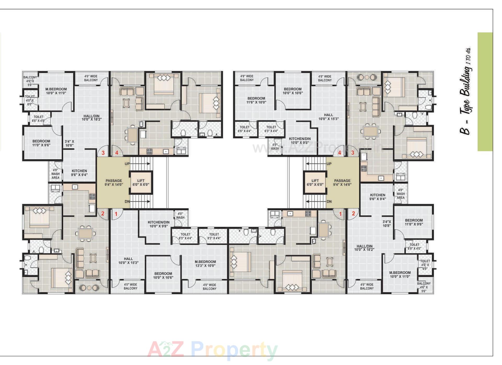 Layout of real estate project Aman Park located at Vapi, Valsad, Gujarat
