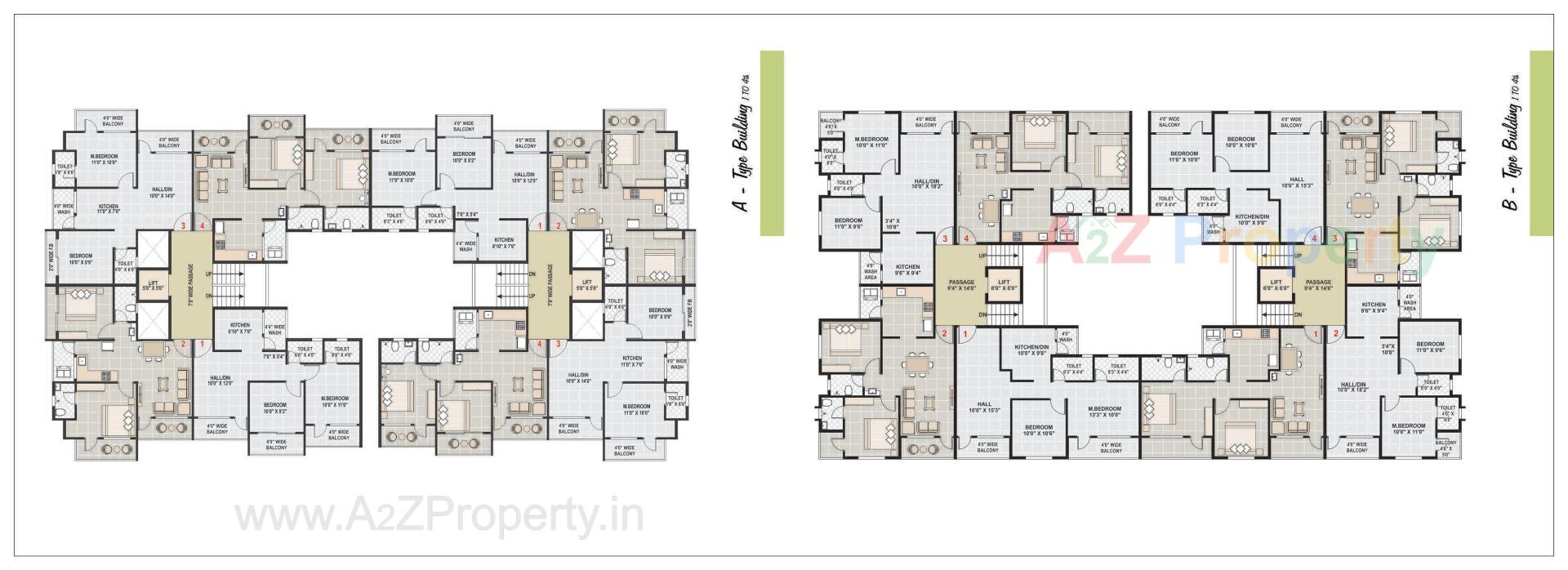 Layout of real estate project Aman Park located at Vapi, Valsad, Gujarat
