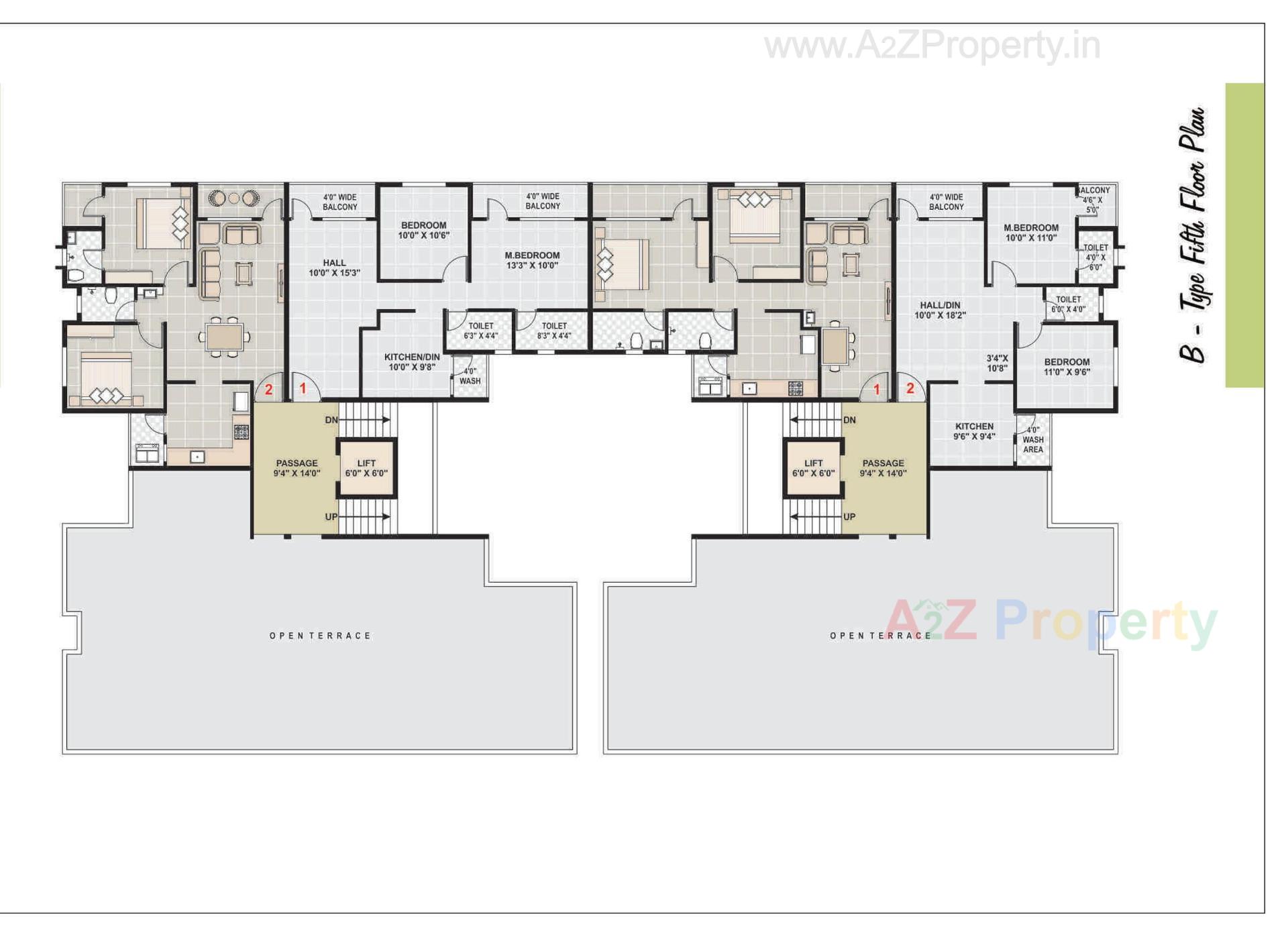 Layout of real estate project Aman Park located at Vapi, Valsad, Gujarat
