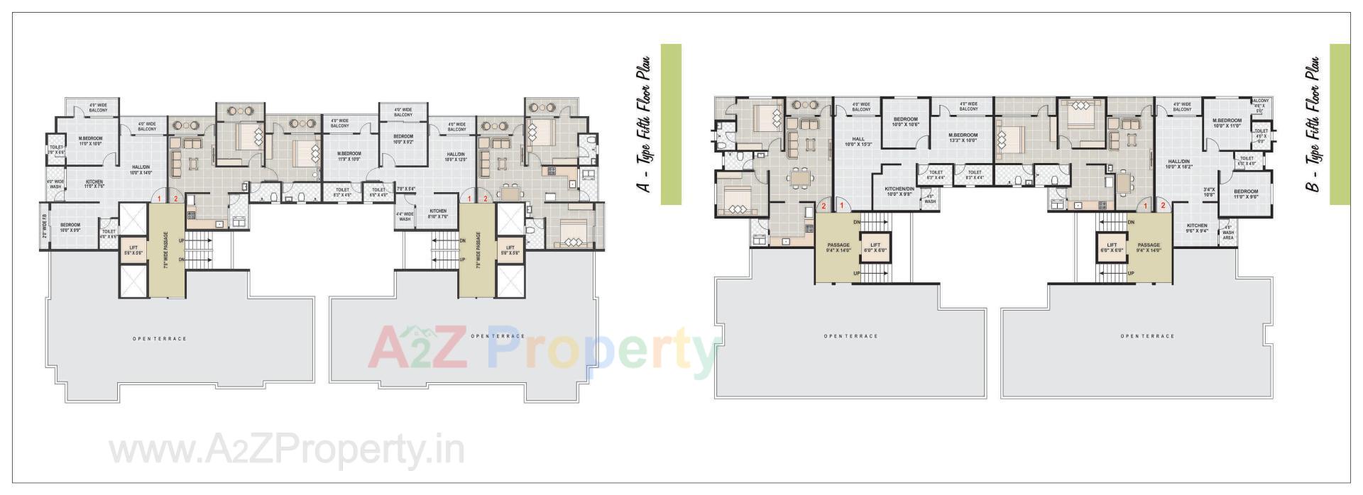 Layout of real estate project Aman Park located at Vapi, Valsad, Gujarat