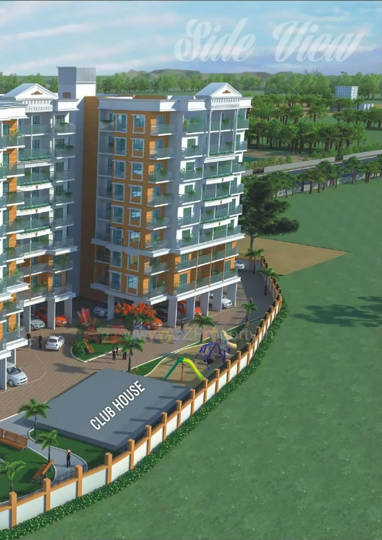 3D Elevation of real estate project Apex Lake View located at Umargam, Valsad, Gujarat