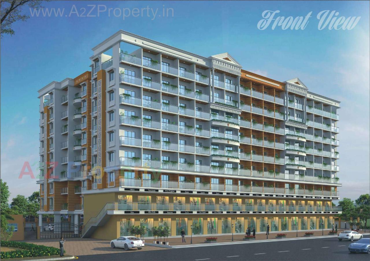 3D Elevation of real estate project Apex Lake View located at Umargam, Valsad, Gujarat