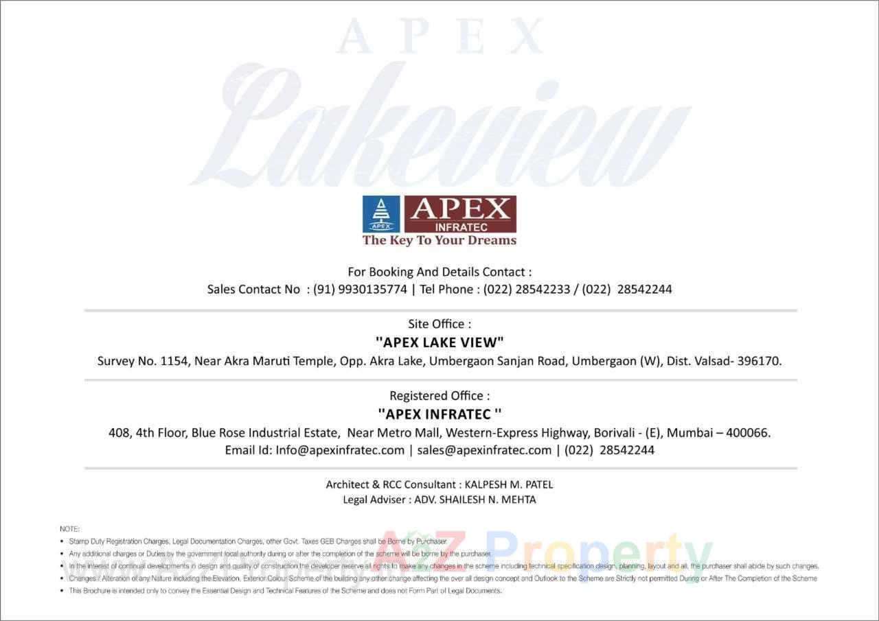  of real estate project Apex Lake View located at Umargam, Valsad, Gujarat
