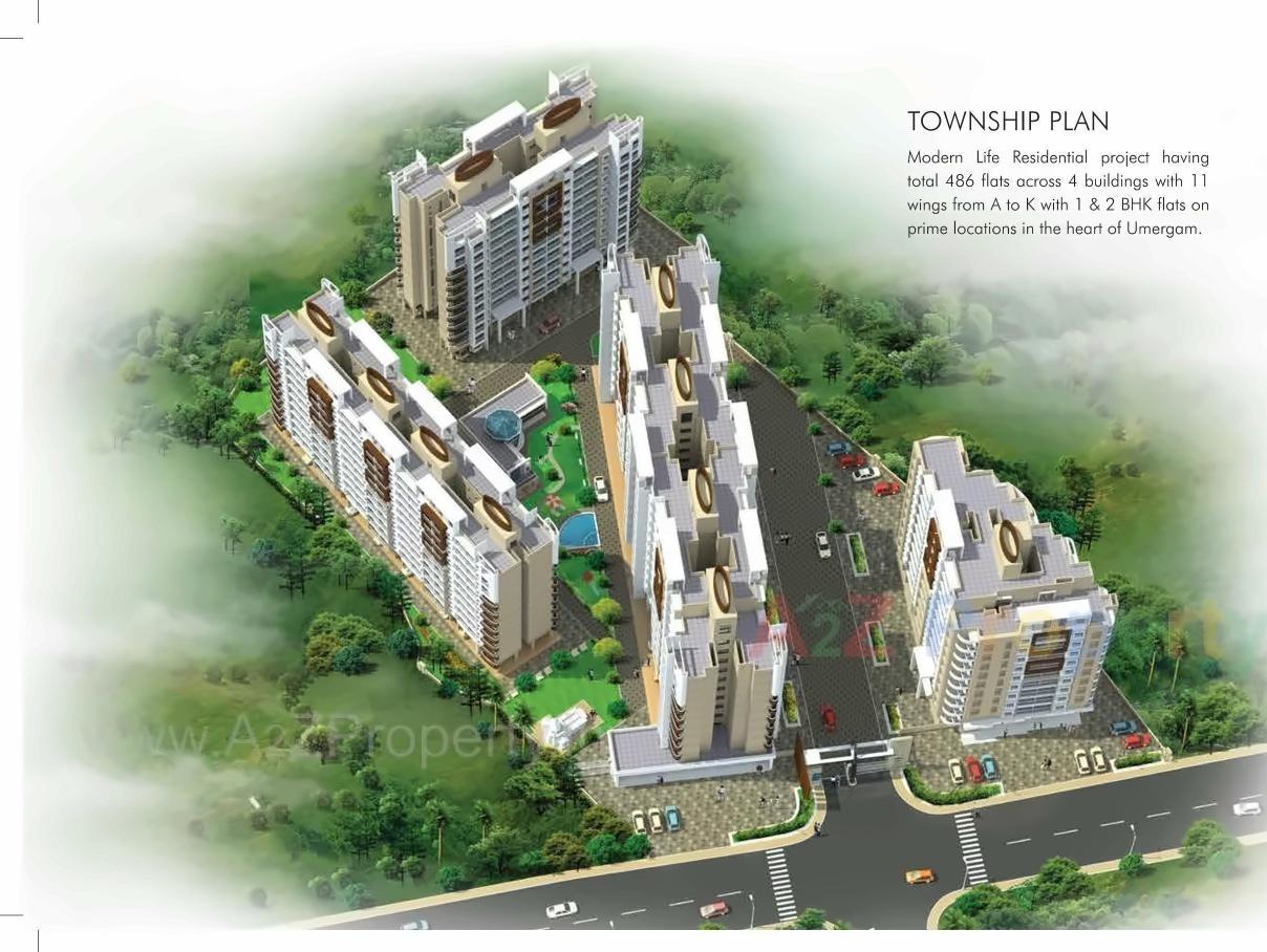 3D Elevation of real estate project Apex Paradise located at Umargam, Valsad, Gujarat