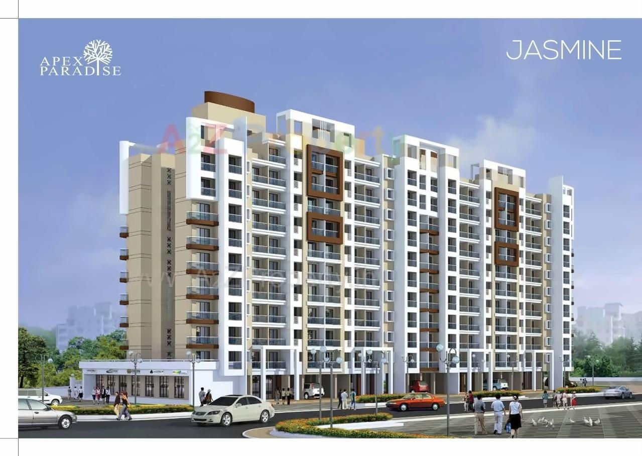 3D Elevation of real estate project Apex Paradise located at Umargam, Valsad, Gujarat