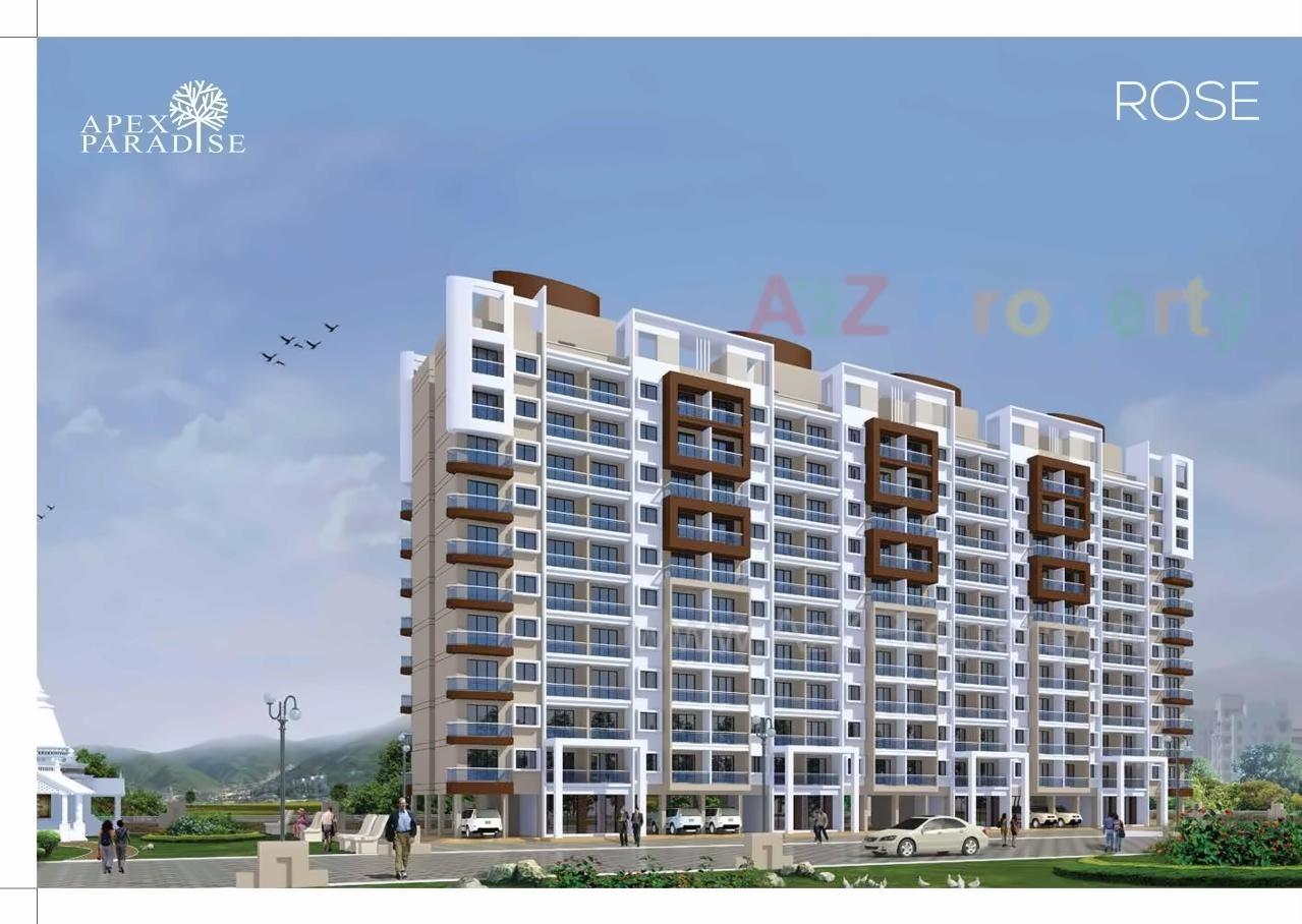3D Elevation of real estate project Apex Paradise located at Umargam, Valsad, Gujarat