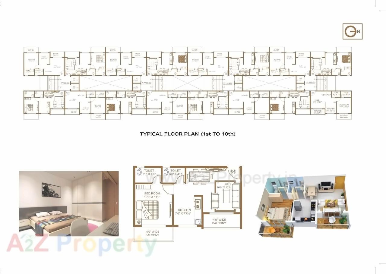 Layout of real estate project Apex Paradise located at Umargam, Valsad, Gujarat