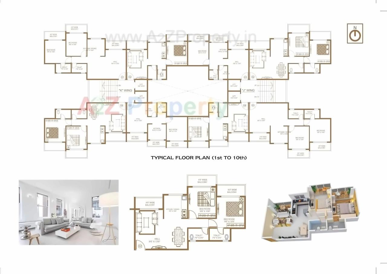 Layout of real estate project Apex Paradise located at Umargam, Valsad, Gujarat