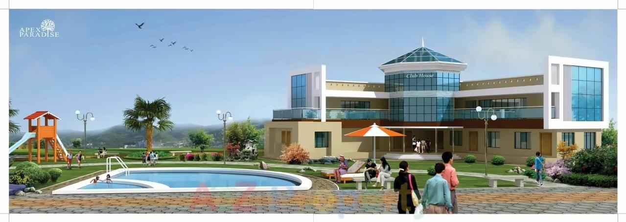3D Elevation of real estate project Apex Paradise located at Umargam, Valsad, Gujarat