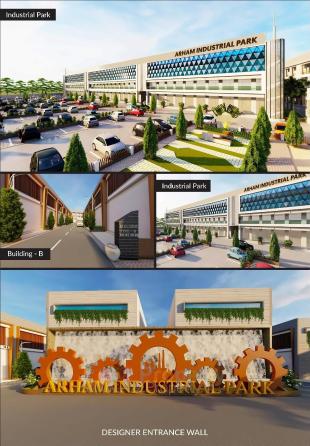 Elevation of real estate project Arham Industrial Park located at Pardi, Valsad, Gujarat