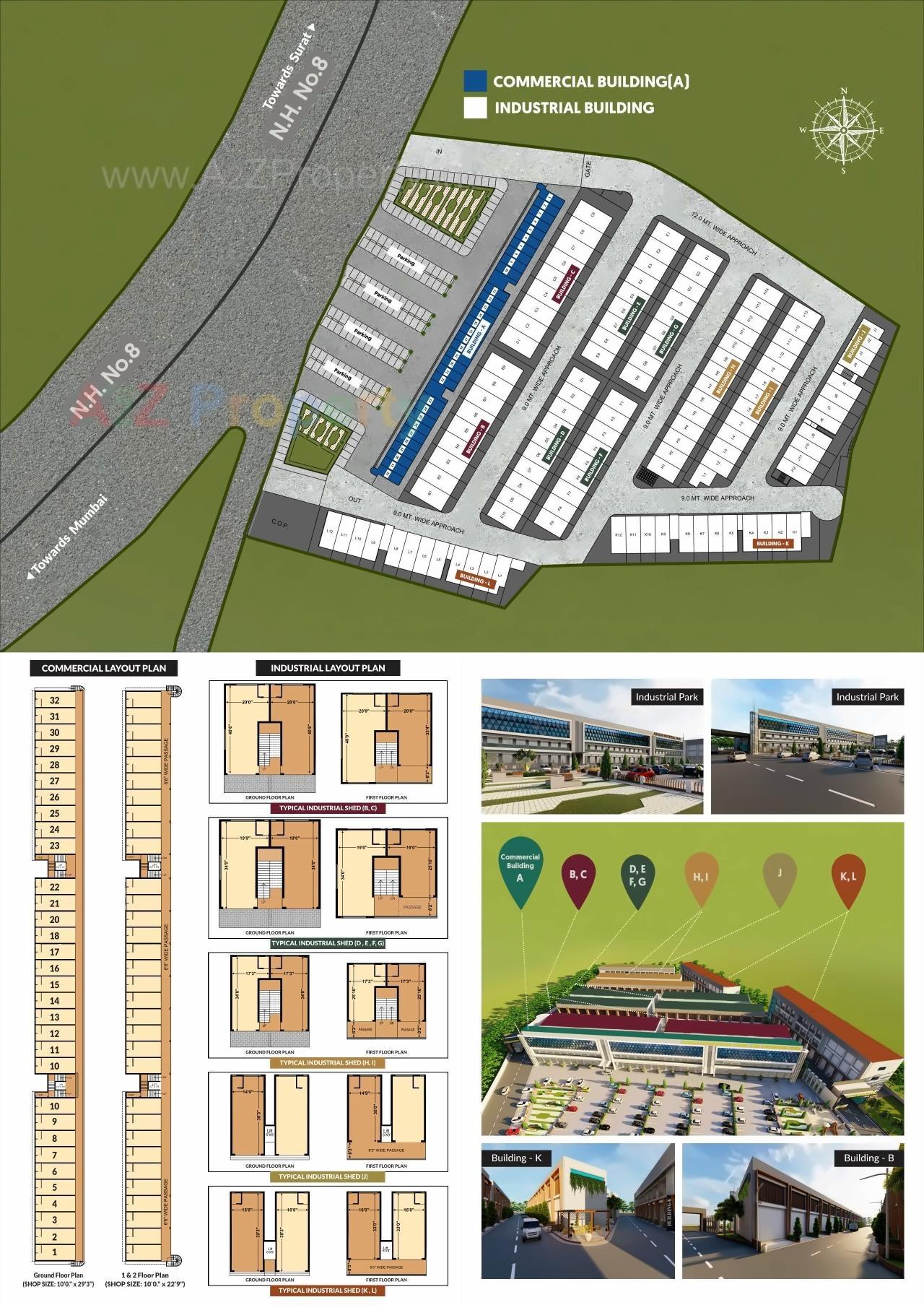  of real estate project Arham Industrial Park located at Pardi, Valsad, Gujarat