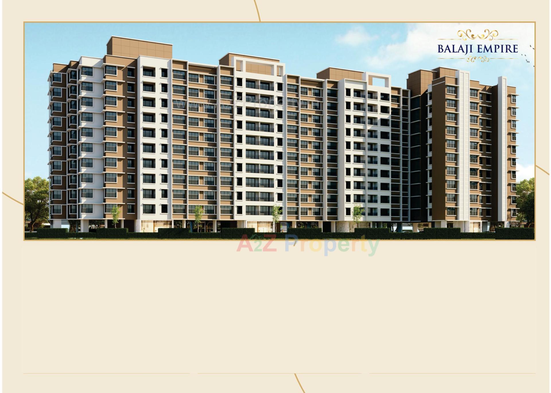 3D Elevation of real estate project Balaji Empire located at Dungara, Valsad, Gujarat