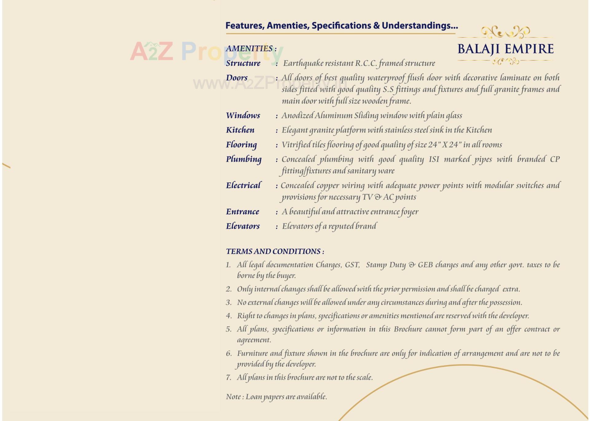  of real estate project Balaji Empire located at Dungara, Valsad, Gujarat