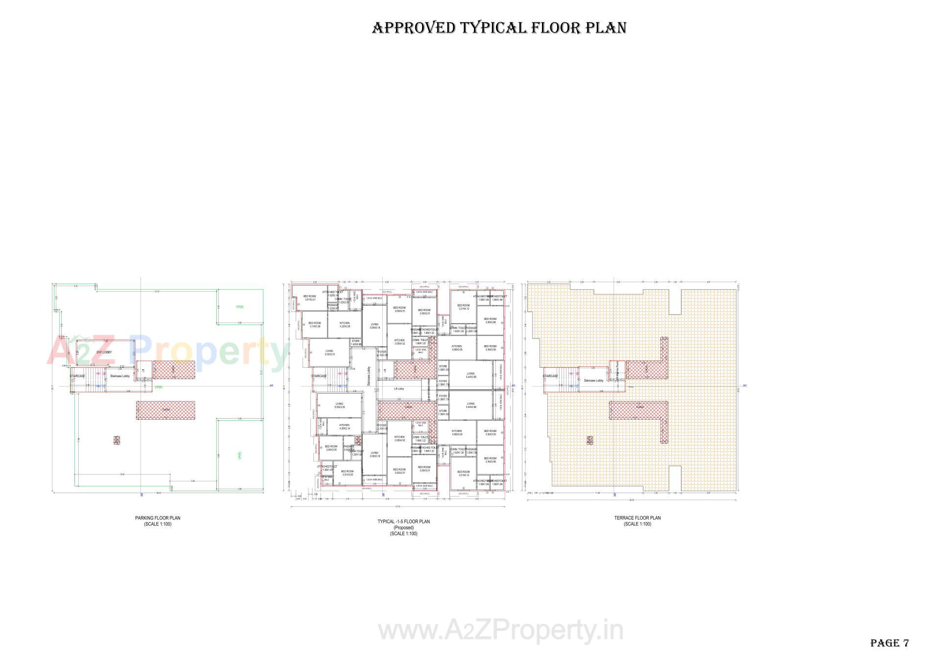 Layout of real estate project Bilipatra Residency located at Abrama, Valsad, Gujarat