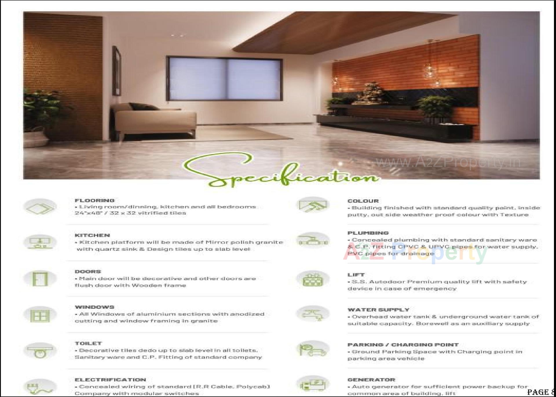  of real estate project Bilipatra Residency located at Abrama, Valsad, Gujarat