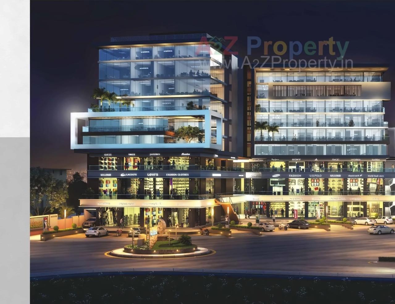 3D Elevation of real estate project Capital Business Center located at Vapi, Valsad, Gujarat