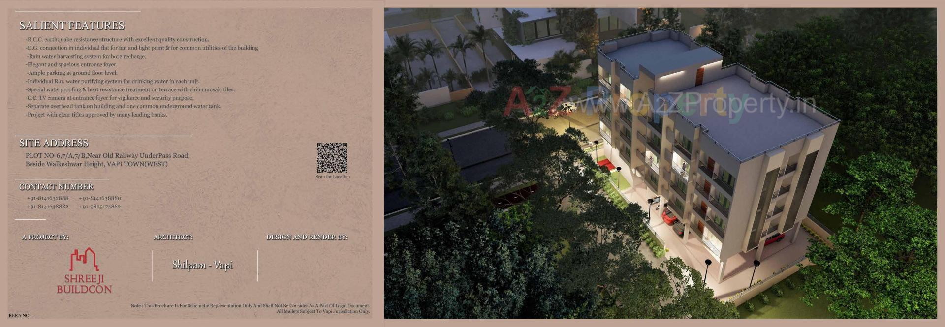  of real estate project Chandra Sarovar located at Vapi, Valsad, Gujarat