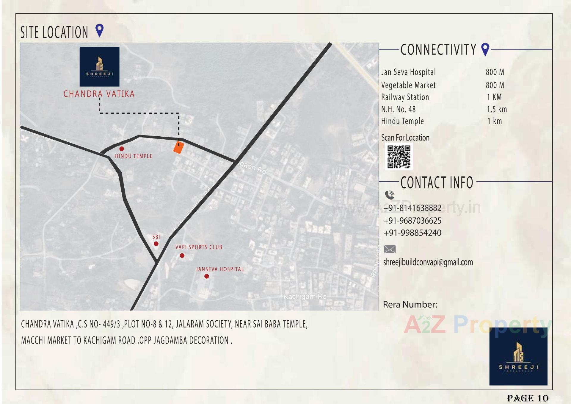  of real estate project Chandra Vatika located at Chala, Valsad, Gujarat