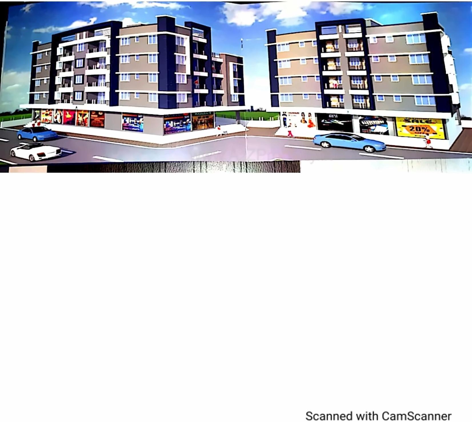 3D Elevation of real estate project Deepam Square located at Valsad, Valsad, Gujarat
