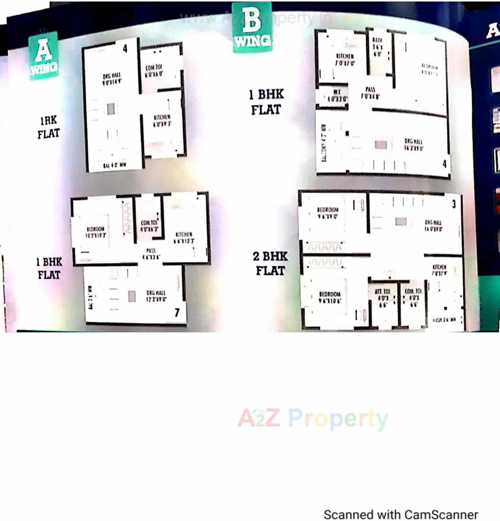 Layout of real estate project Deepam Square located at Valsad, Valsad, Gujarat