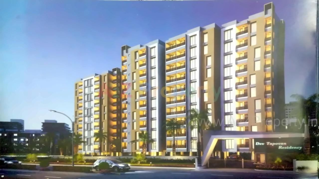 3D Elevation of real estate project Dev Tapovan Residnecy located at Vapi, Valsad, Gujarat