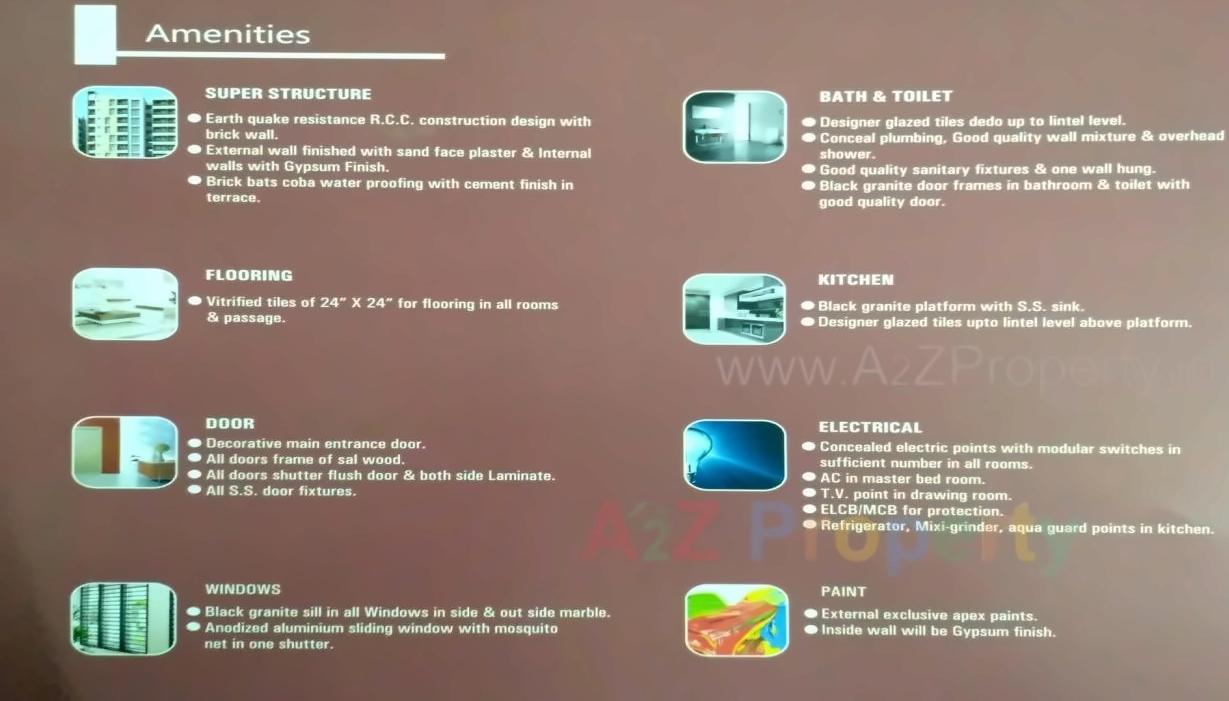 Amenities of Dev Tapovan Residnecy