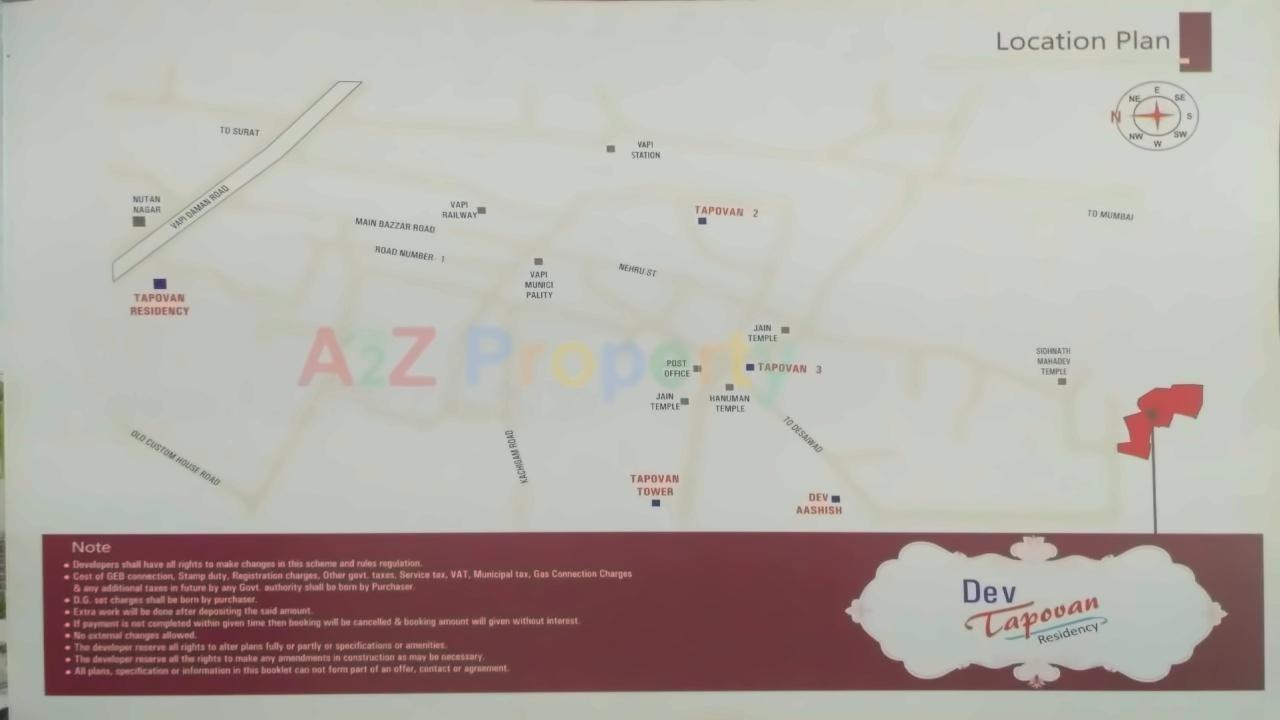  of real estate project Dev Tapovan Residnecy located at Vapi, Valsad, Gujarat