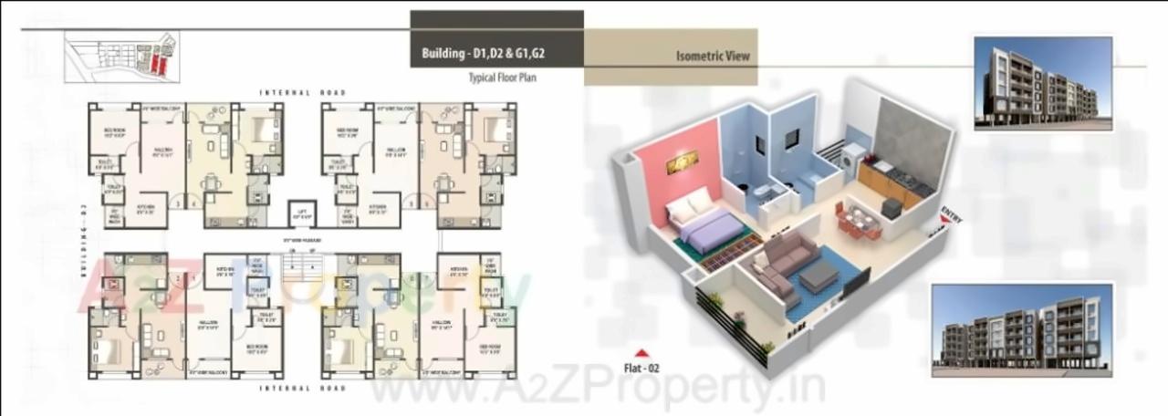 Layout of real estate project Dream City Heights located at Dungra, Valsad, Gujarat