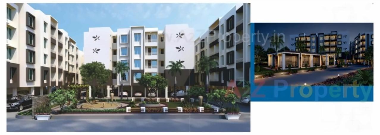 3D Elevation of real estate project Dream City Heights located at Dungra, Valsad, Gujarat