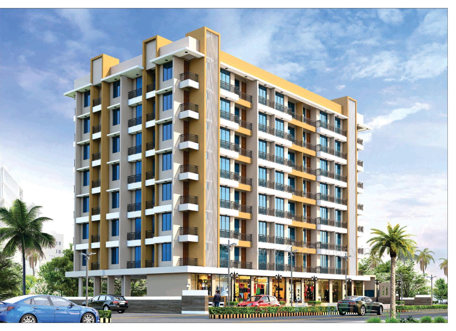 3D Elevation of real estate project Florence Residency located at Dungra, Valsad, Gujarat