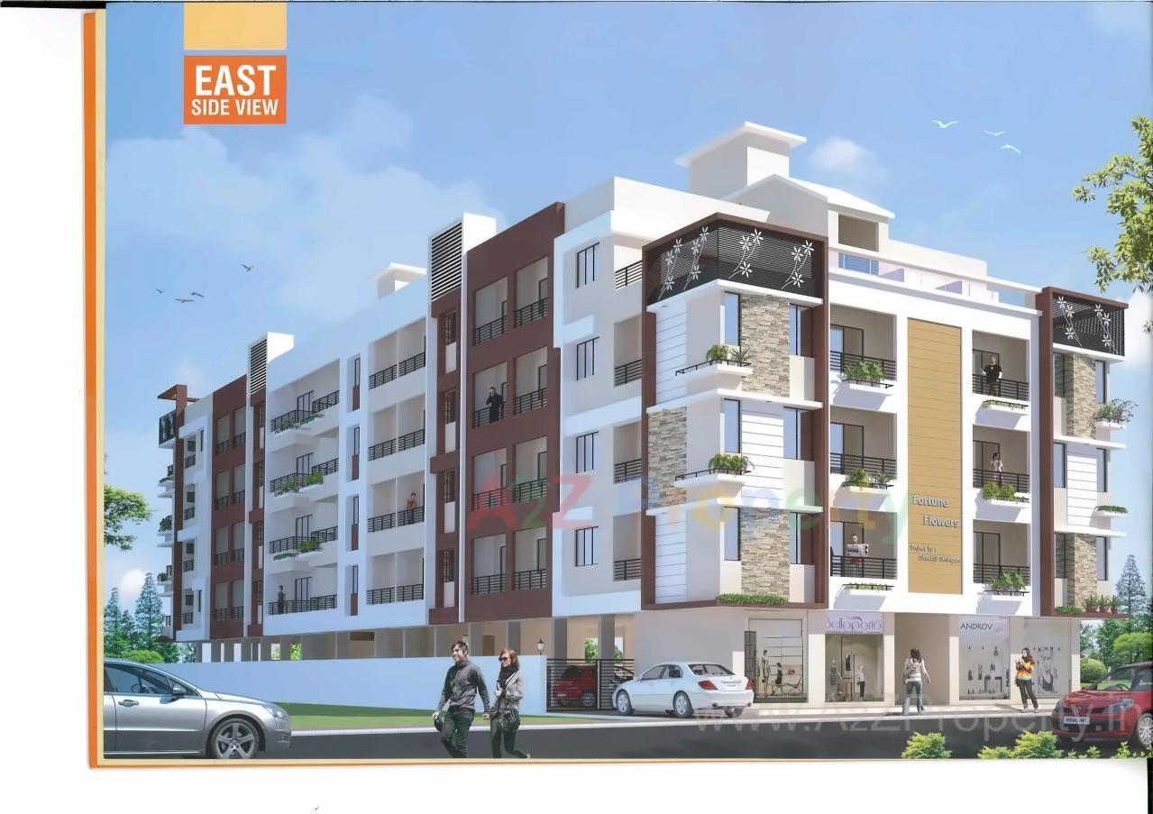 3D Elevation of real estate project Fortune Flowers located at Vapi, Valsad, Gujarat