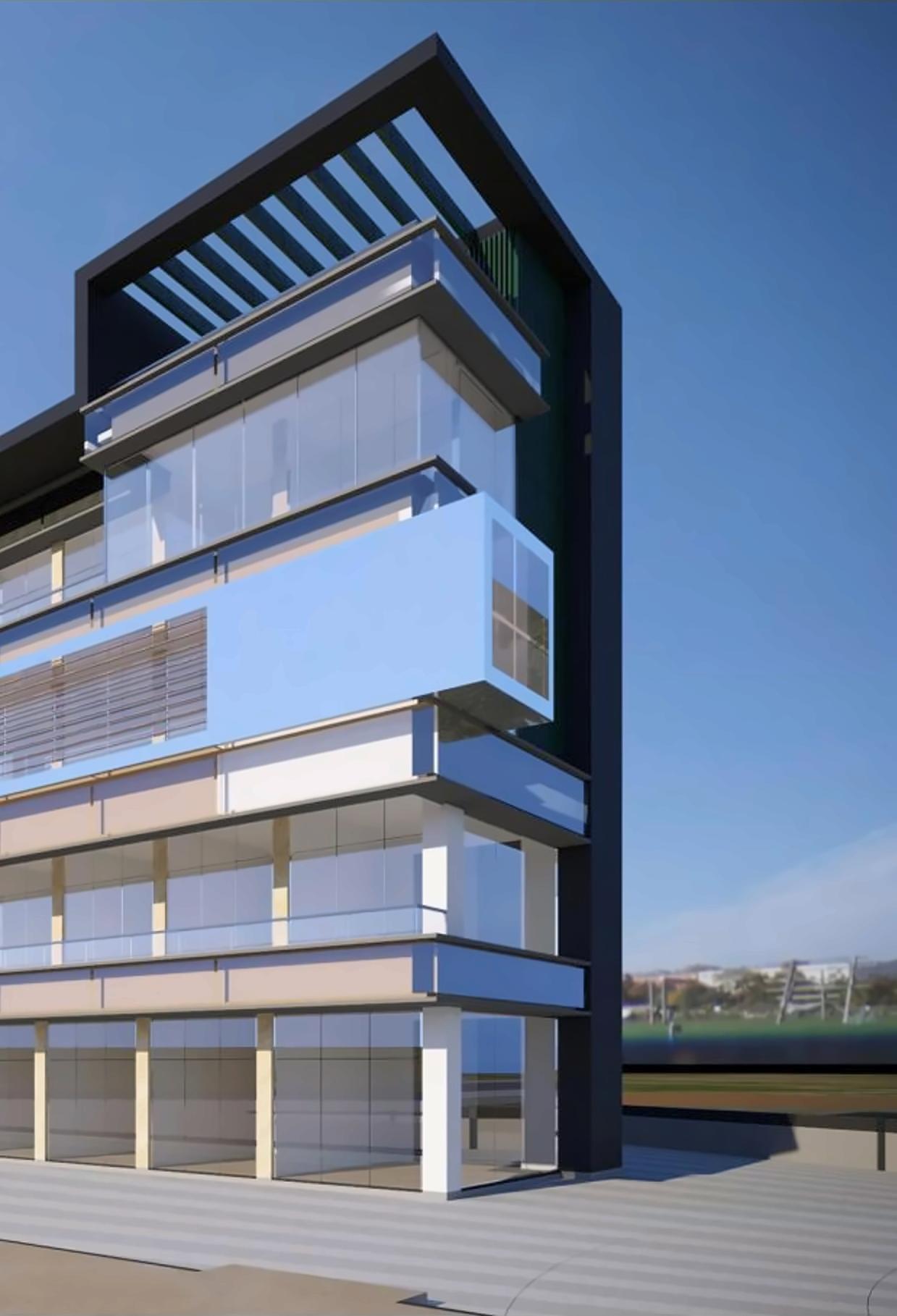 3D Elevation of real estate project Fortune Landmark located at Vaapi, Valsad, Gujarat