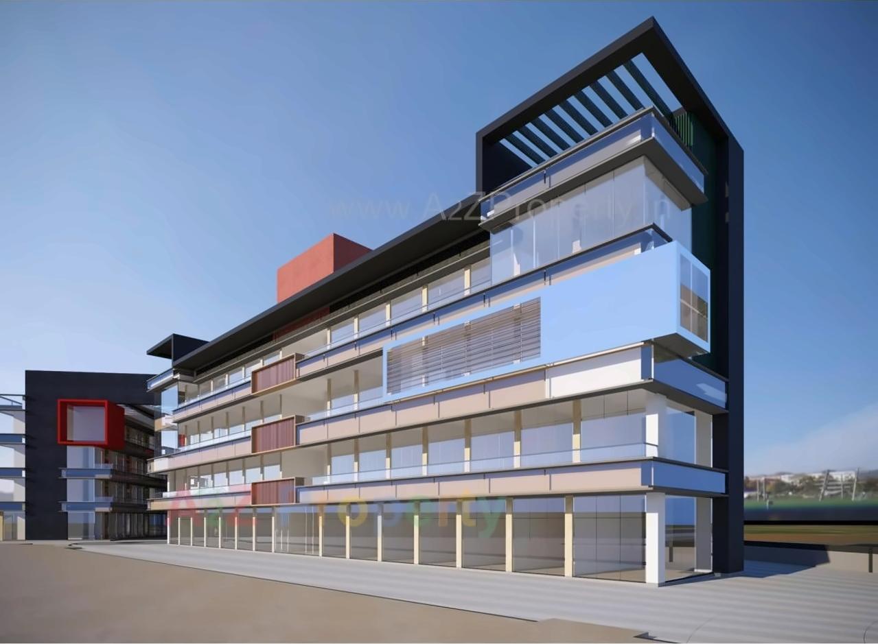 3D Elevation of real estate project Fortune Landmark located at Vaapi, Valsad, Gujarat