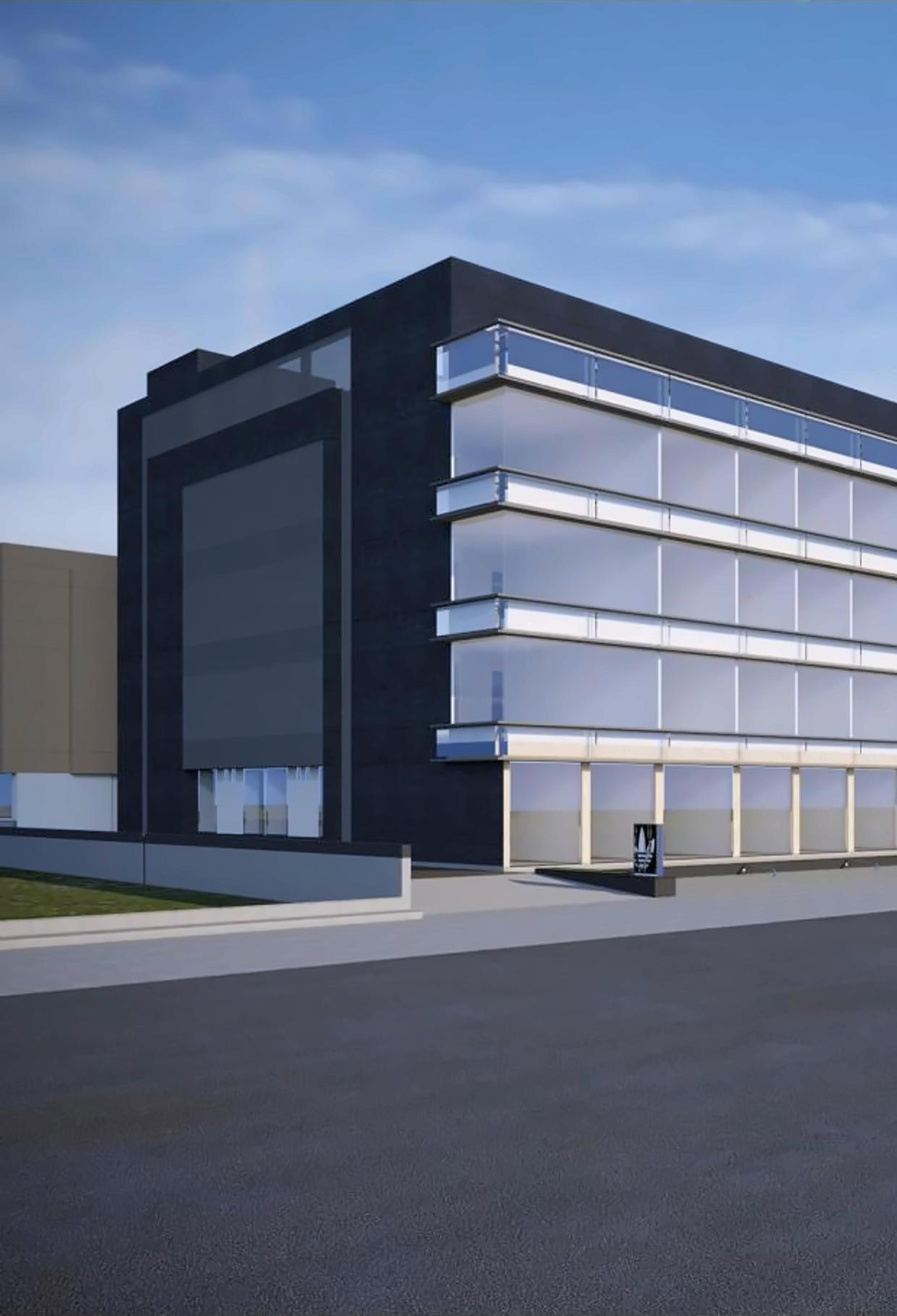 3D Elevation of real estate project Fortune Landmark located at Vaapi, Valsad, Gujarat