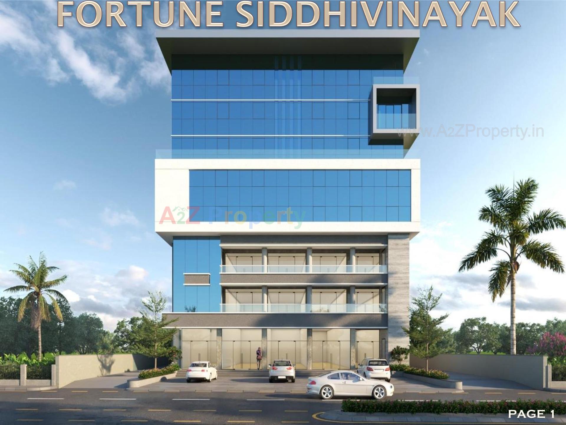 3D Elevation of real estate project Fortune Siddhivinayak located at Chala, Valsad, Gujarat