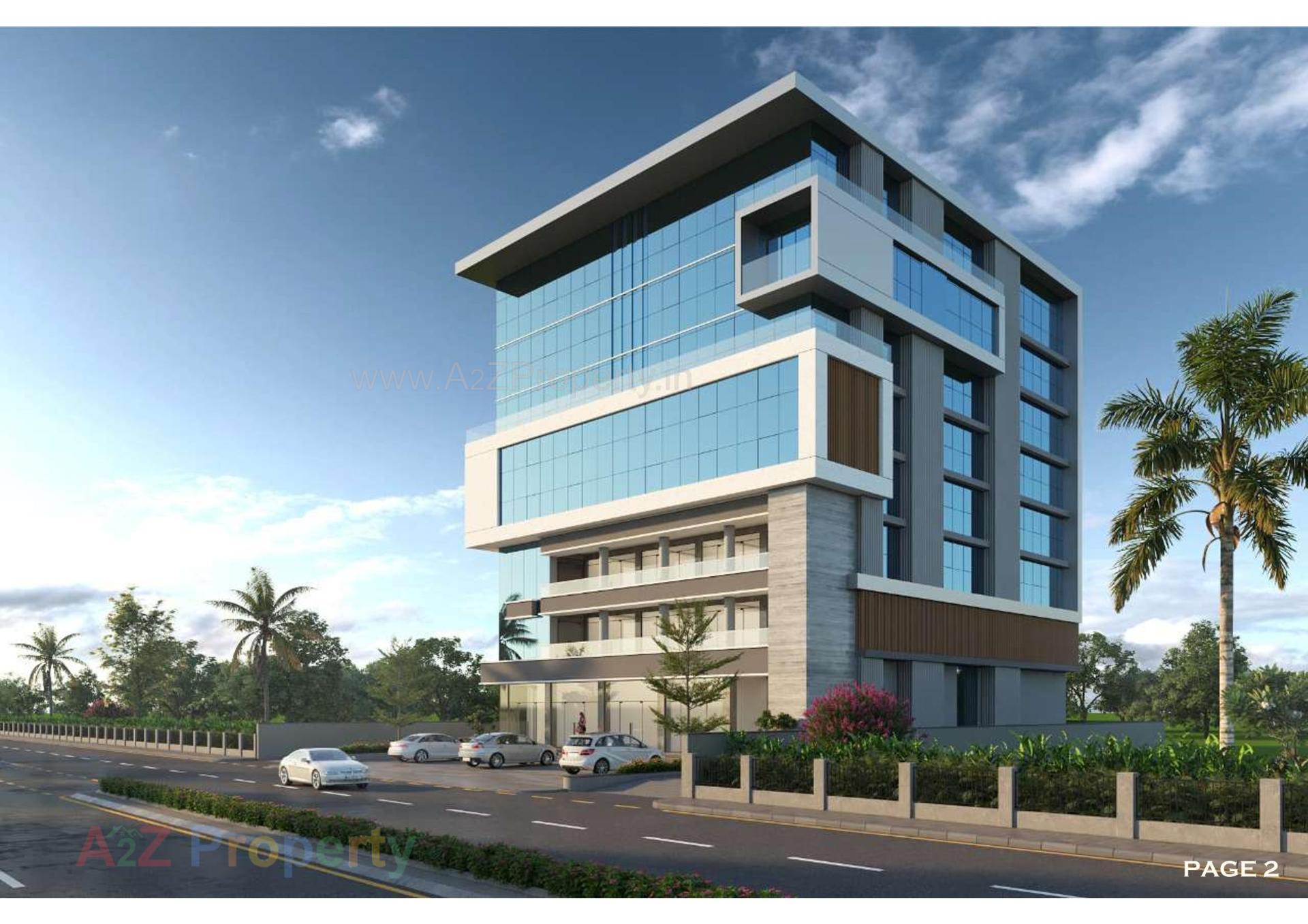 3D Elevation of real estate project Fortune Siddhivinayak located at Chala, Valsad, Gujarat